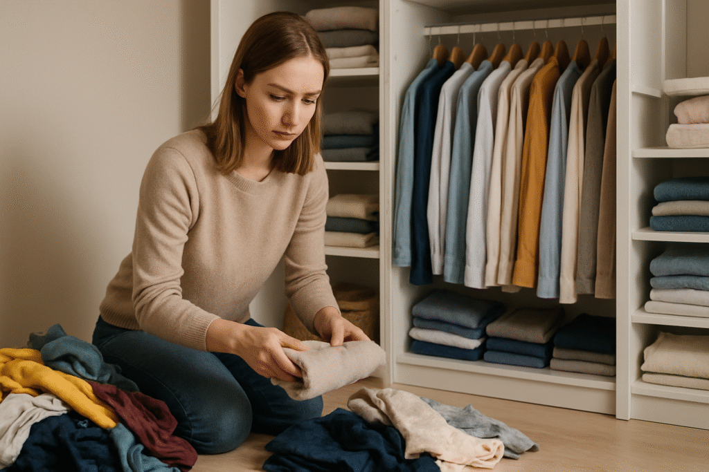 Organizacja szafy na miarę Marie Kondo – jak zrobić raz a dobrze?