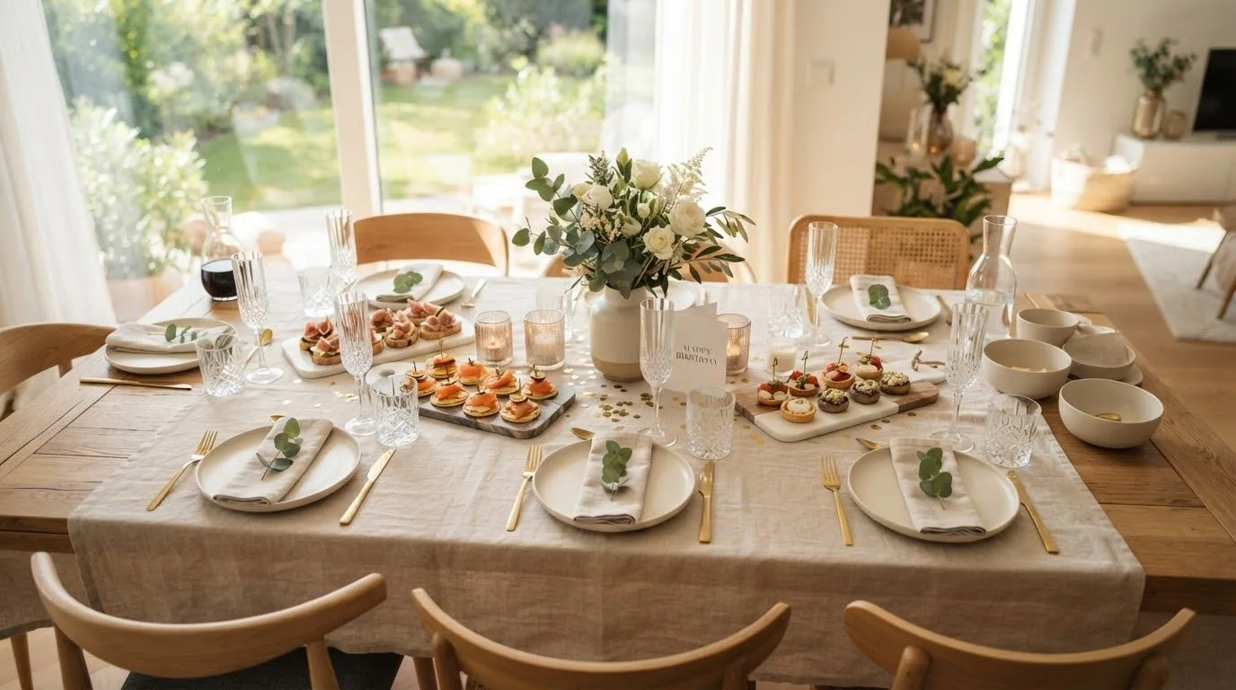 Menu na urodziny dziecka dla dorosłych: Jak połączyć dziecięcą radość z elegancją dla gości?